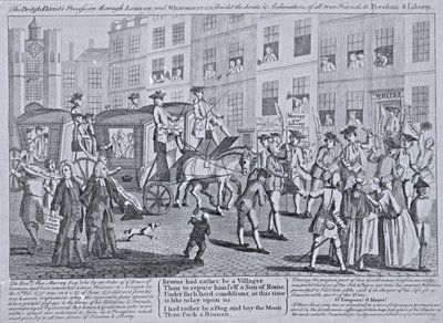The British Patriots Procession through London and Westminster by English School